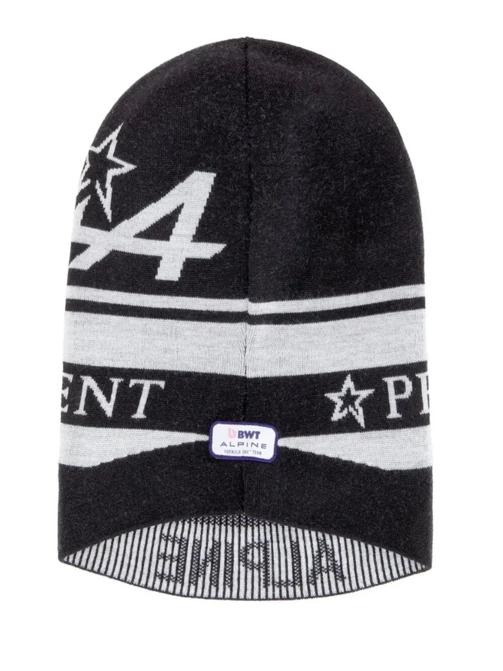 NEW Perfect Moment Team Balaclavas Black Snow White Wool Knit Star Logo Ski Mask